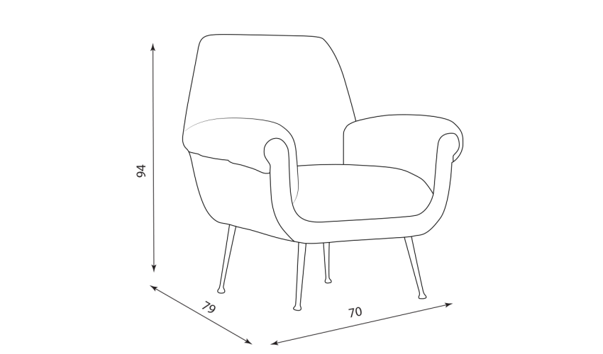 [parent_category] - Мека мебел - Кресло HILDA - сив V