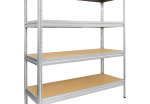 [parent_category] -  - Метален стелаж MEGA 177x180x45 см, до 500 кг на рафт - цинк
