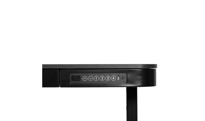 [parent_category] - Бюра и етажерки - Ергономично регулируемо бюро Carmen CR-118 E - 150 см - черно
