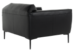 [parent_category] - Мека мебел - Кожен фотьойл RONDE LUX -1 - черен