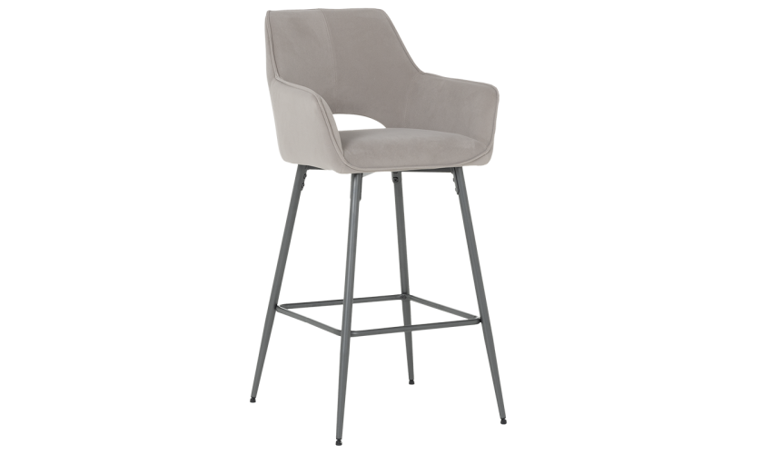 [parent_category] - Бар столове - Бар стол TELFORD 2 - светлосив MJ 3