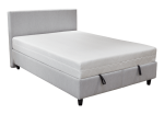 [parent_category] -  - Тапицирана спалня с матрак GRASSE 160 x 200 - сив 102