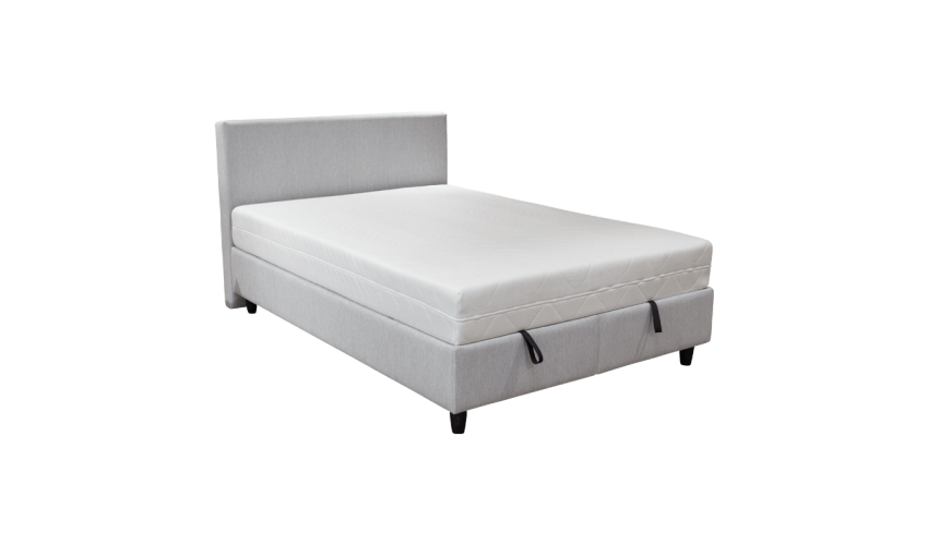 [parent_category] -  - Тапицирана спалня с матрак GRASSE 160 x 200 - сив 102
