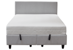 [parent_category] -  - Тапицирана спалня с матрак GRASSE 160 x 200 - сив 102