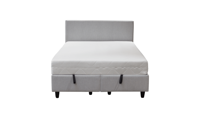 [parent_category] -  - Тапицирана спалня с матрак GRASSE 160 x 200 - сив 102