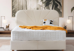 [parent_category] -  - Тапицирана спалня с матрак DELUX PREMIUM 180 x 200 - крем