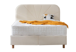 [parent_category] -  - Тапицирана спалня с матрак DELUX PREMIUM 180 x 200 - крем